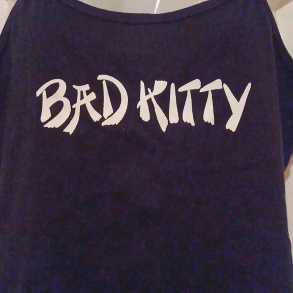 💙🏍NEW no tag Bad Kitty tank top - Picture 4 of 9
